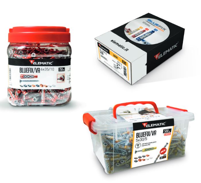 Espositori Tasselli Bluefix il bi-materia Elematic ...